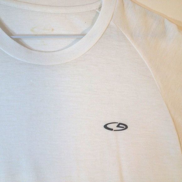 Champion Men's Duo Dry T-Shirt Size Medium Cut Big White Athletic - Picture 8 of 11